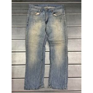 Levis 559 Jeans Mens‎ 32X30 Blue Light Wash Denim Relaxed Straight 100% Cotton